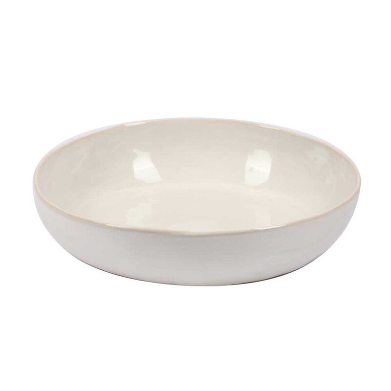 French Country Franco Rustic White Large Bowl image number 0